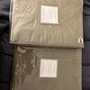 Restoration Hardware drapes (2)  108” x 50 “ NEW IN PACKAGE
